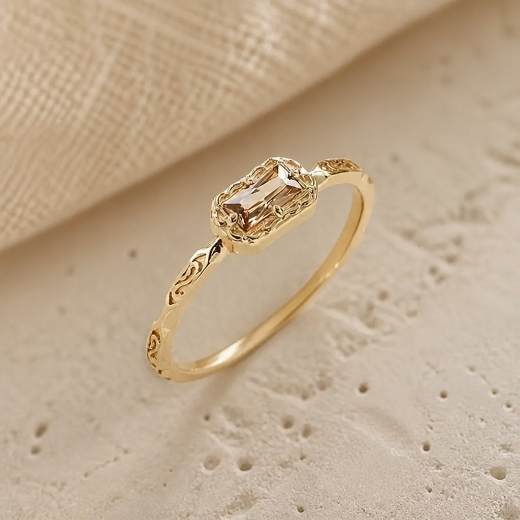 Achat-Zirkonia-Ring
