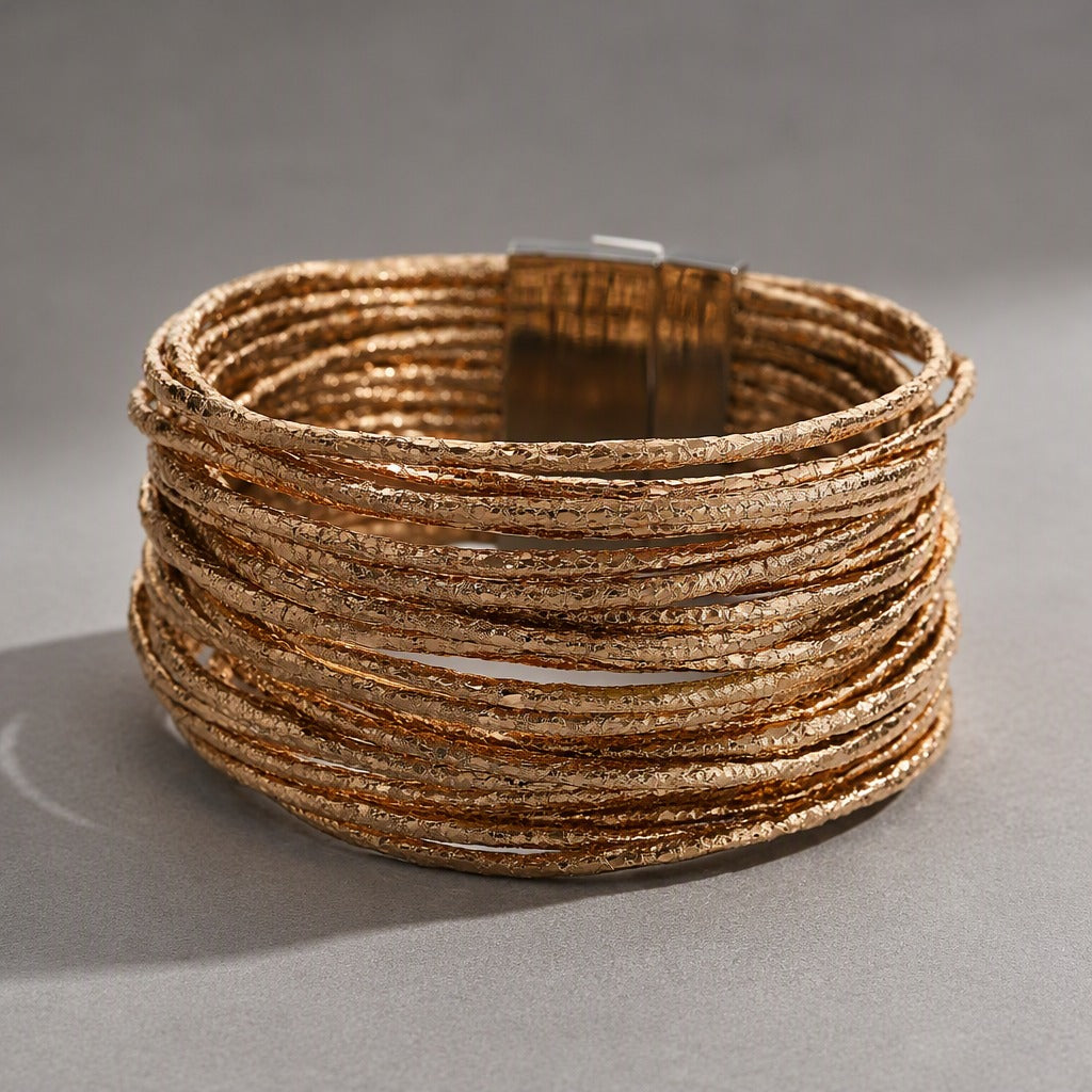 Elegantes Wickel-Statement-Armband