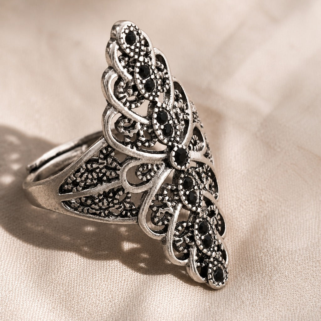 Barock Ring Noir