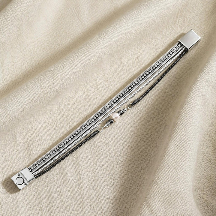 Zeitloses Perlen-Armband Mehrreihig