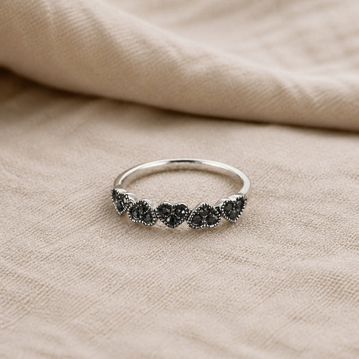 Ring Herz Onyx