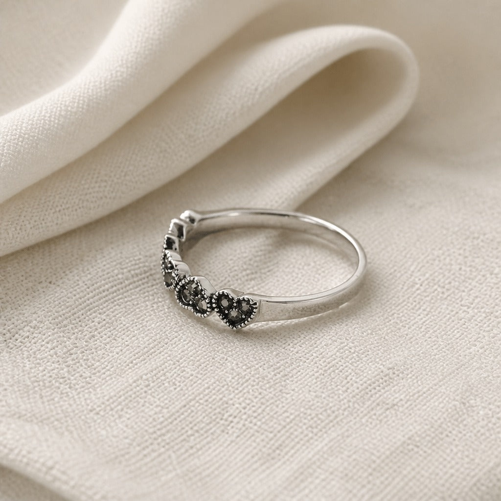 Ring Herz Onyx