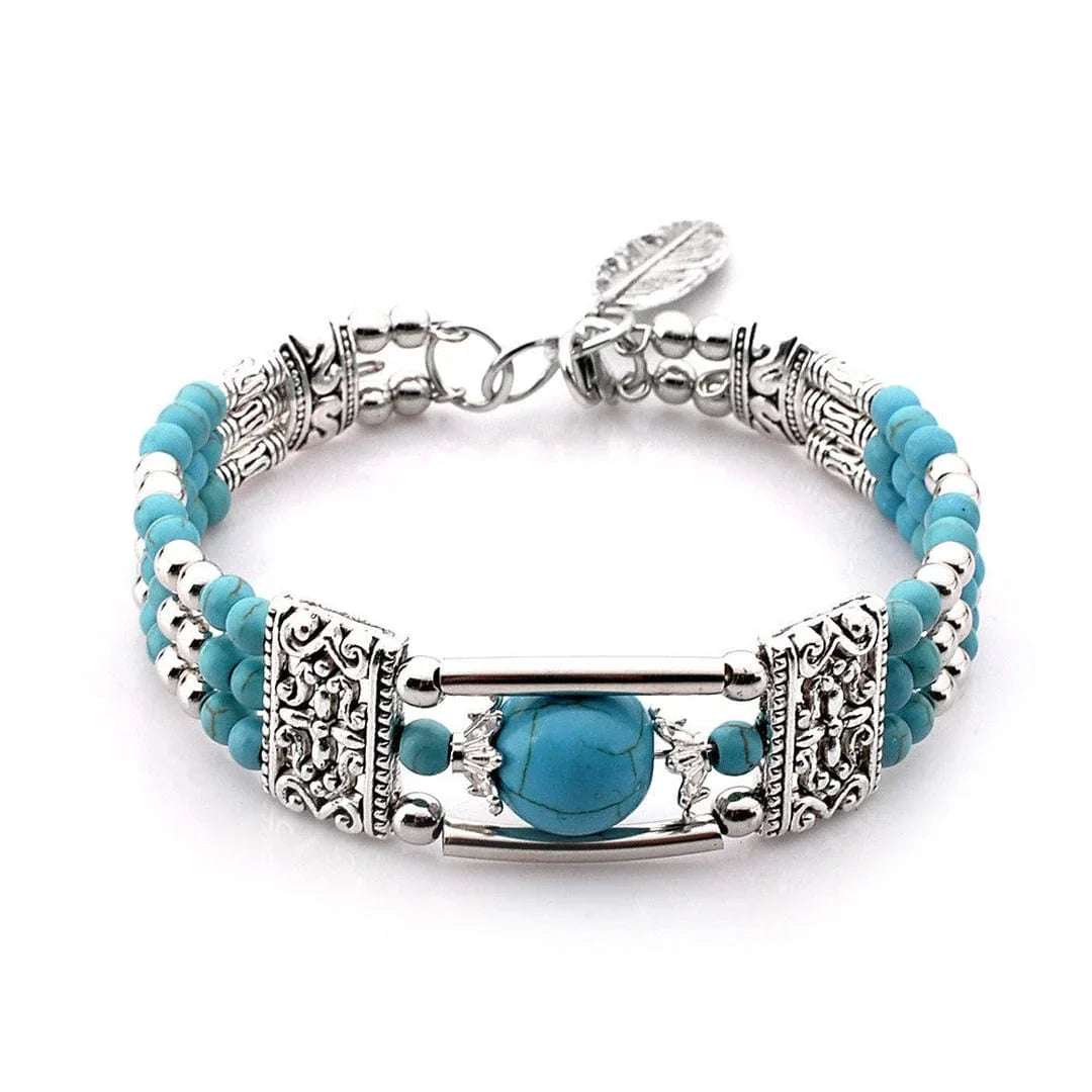 Türkis-Stein-Armband