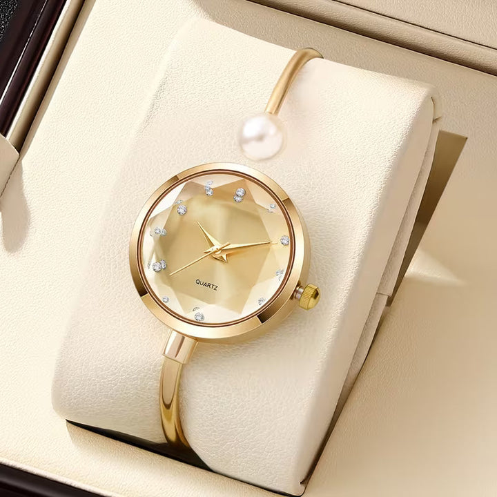Premium Perlen-Armband-Uhr