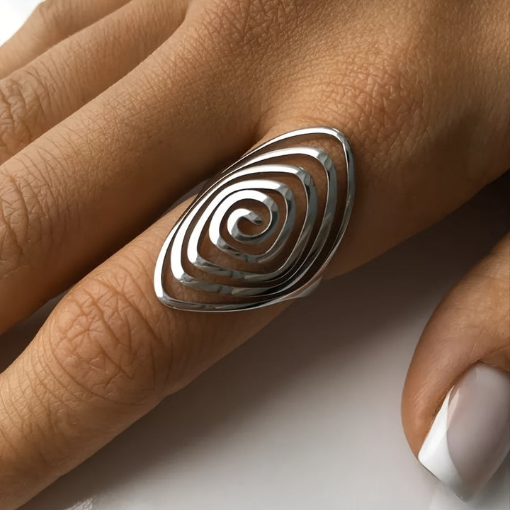 Luxuriöser Spiral-Ring