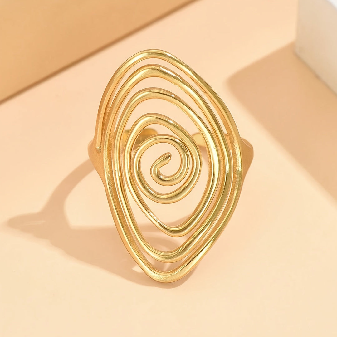 Luxuriöser Spiral-Ring