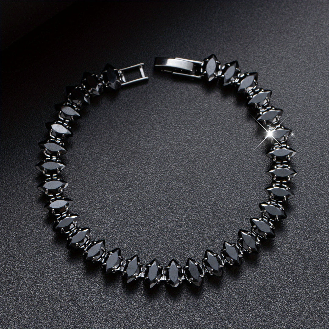 Raffiniertes Onyx-Kupfer-Armband