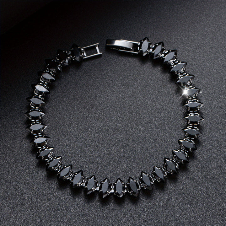 Raffiniertes Onyx-Kupfer-Armband