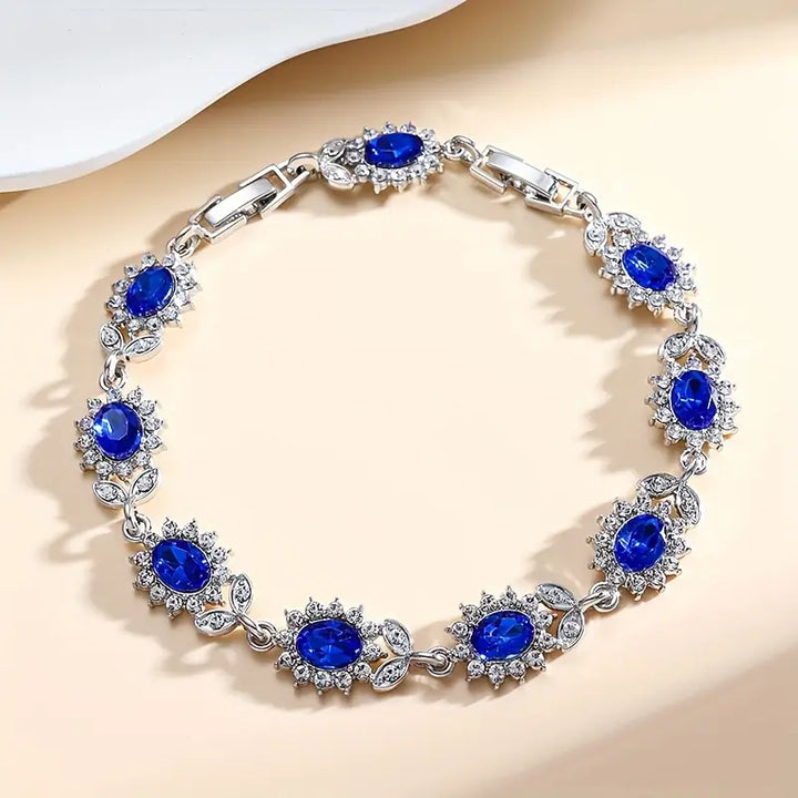 Betörendes Armband mit Saphir-Akzent