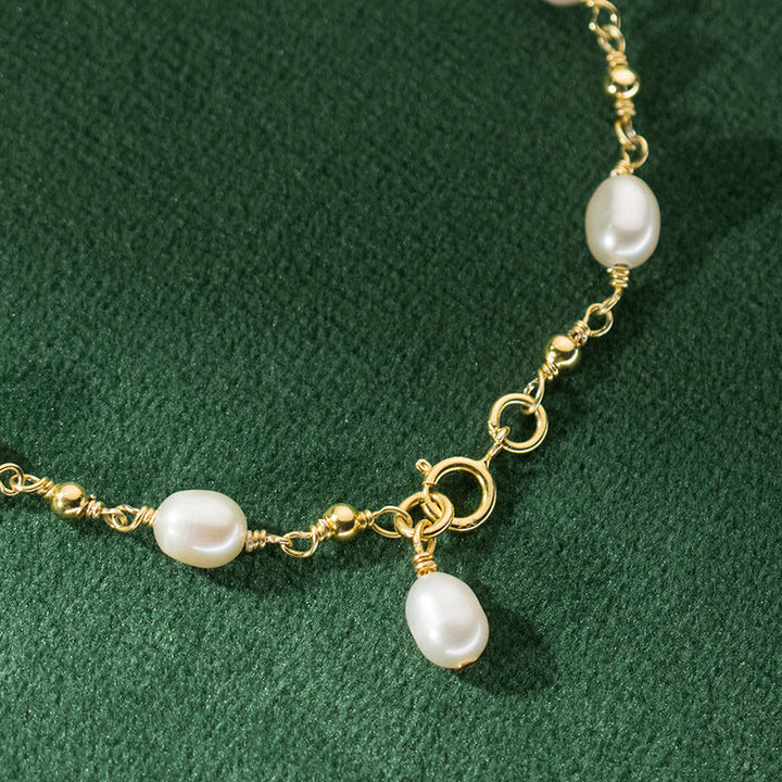 Barock-Perlen-Strang-Armband