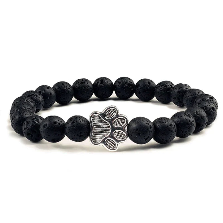 Bequemes Pfoten-Perlen-Armband
