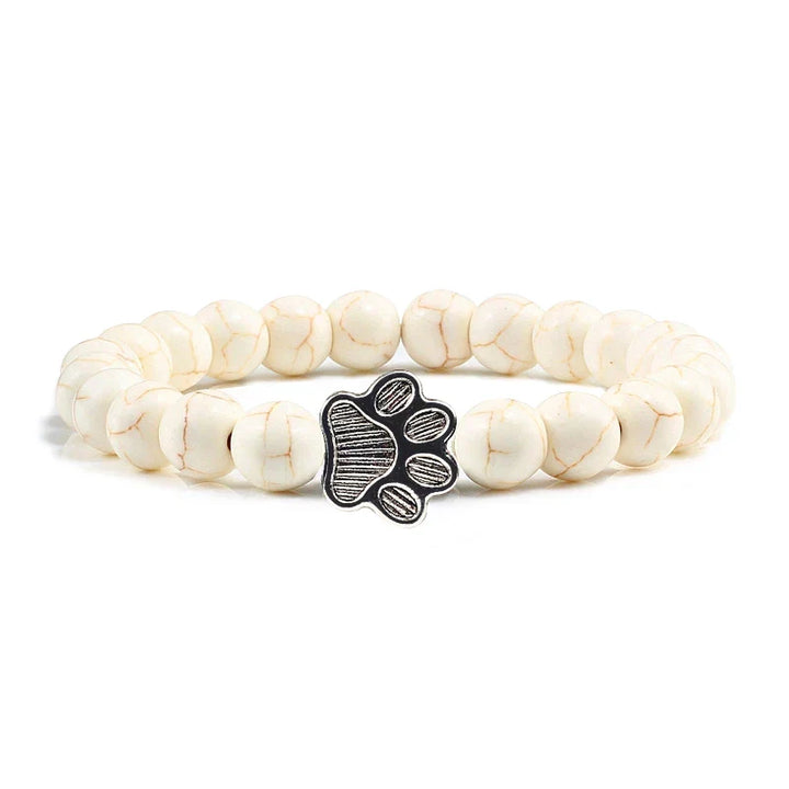 Bequemes Pfoten-Perlen-Armband