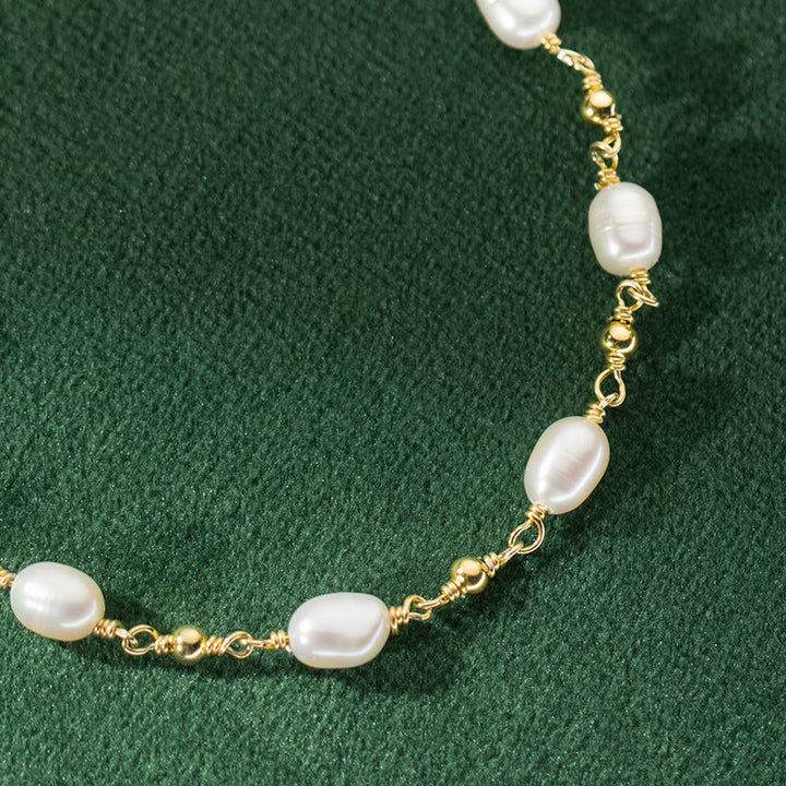 Barock-Perlen-Strang-Armband