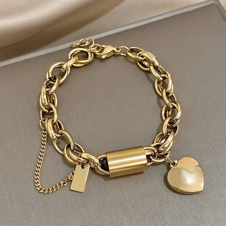 Goldenes massives Armband