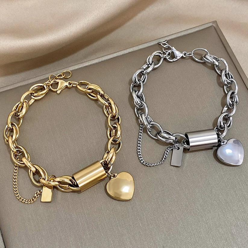Goldenes massives Armband
