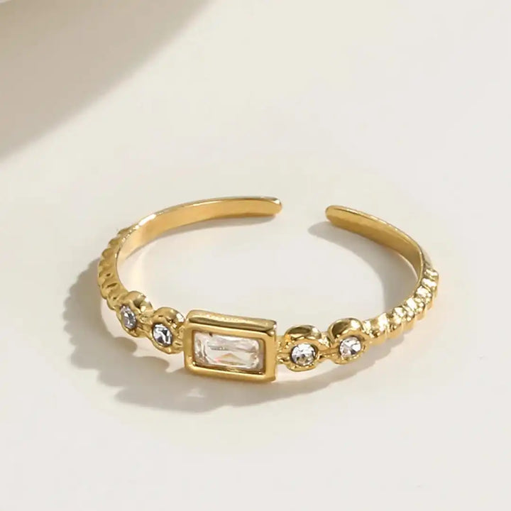 Baguette-Station offener Ring