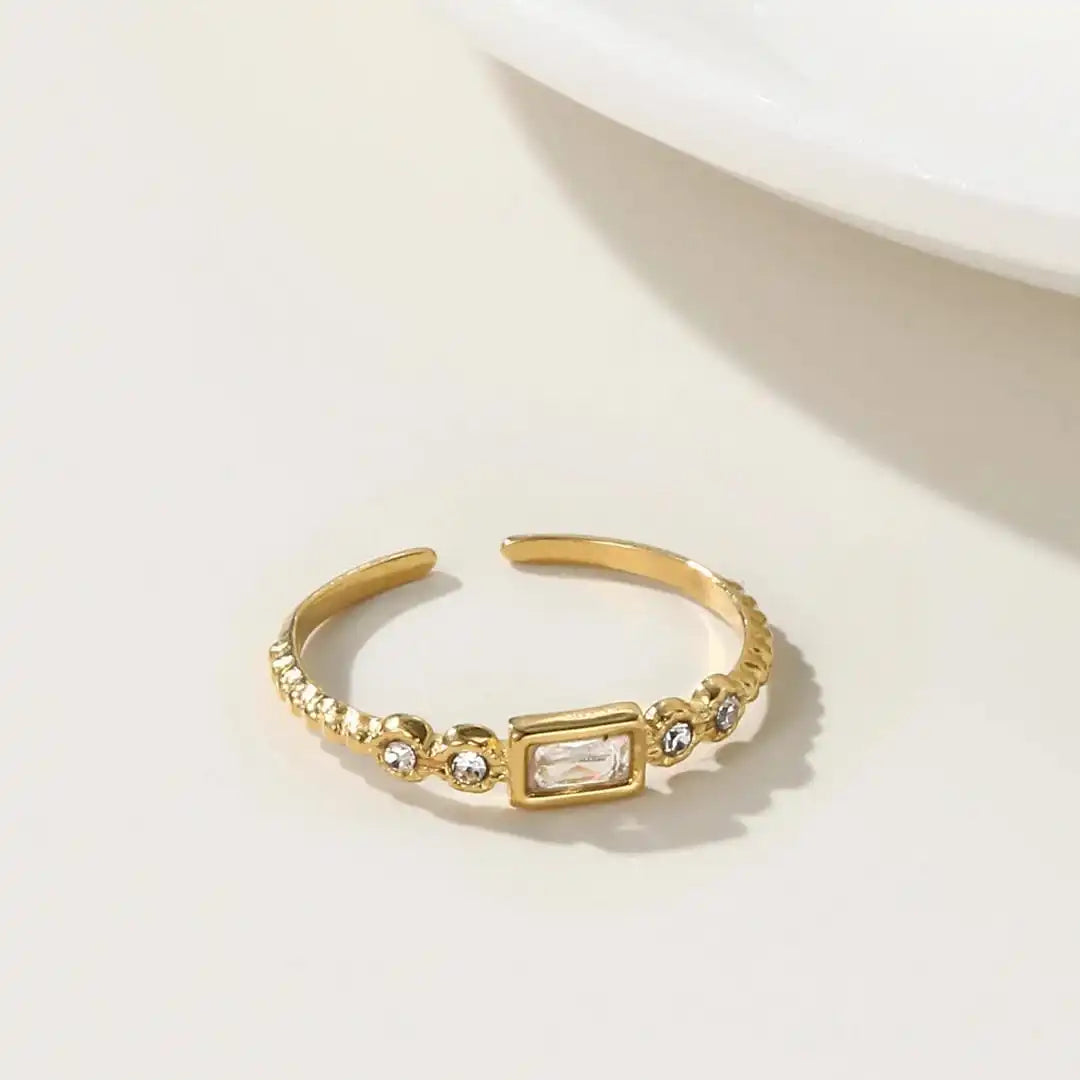 Baguette-Station offener Ring
