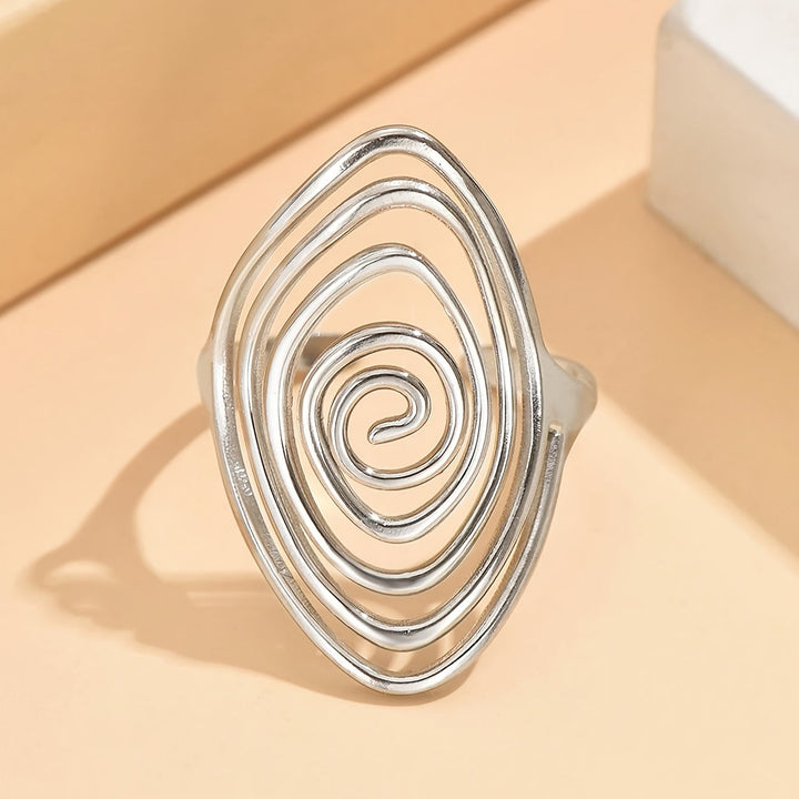 Luxuriöser Spiral-Ring