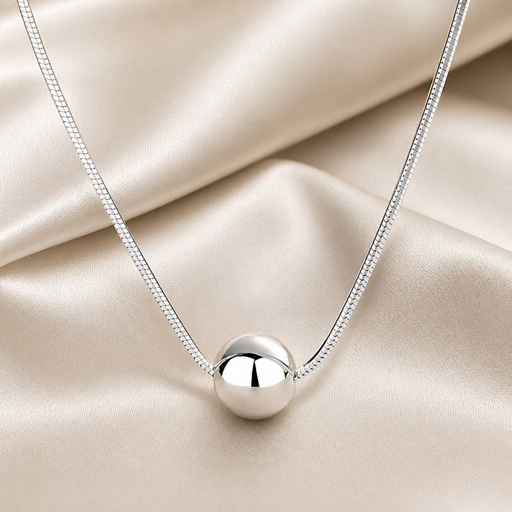 Beadball White Gold Necklace