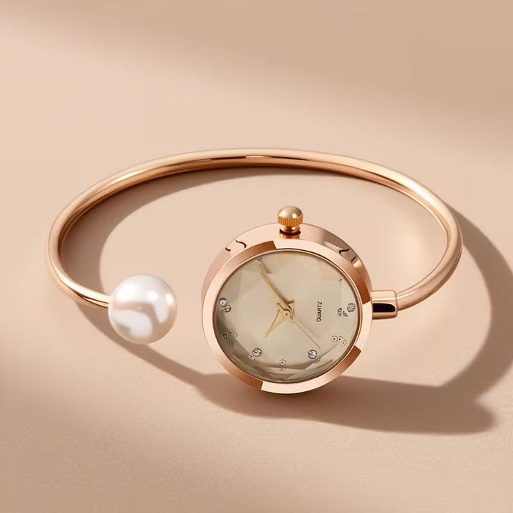 Premium Perlen-Armband-Uhr