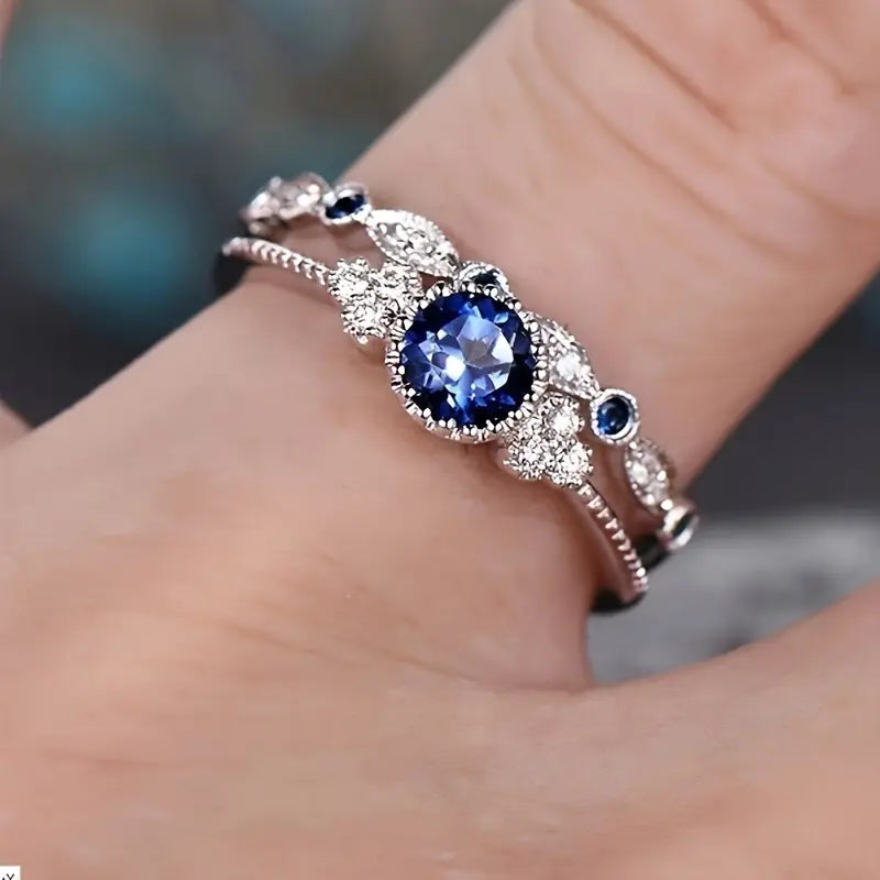 Sapphire Ring Set | Gold