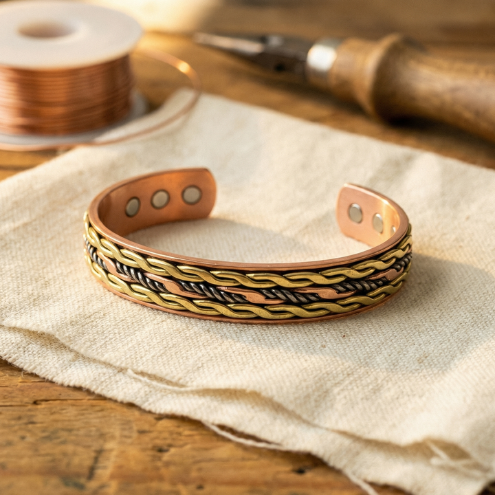 Weave Kupferarmband