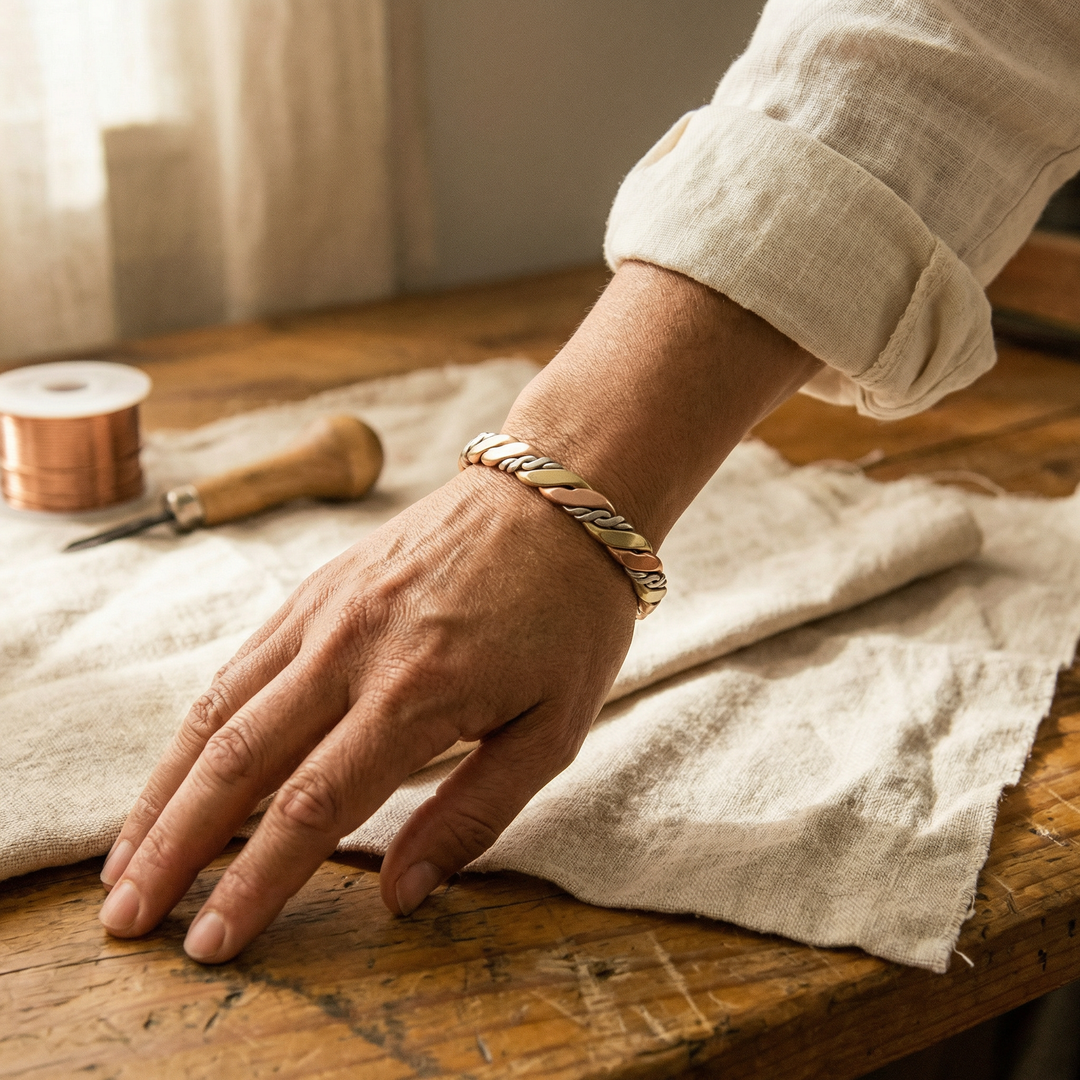 Stone Kupferarmband