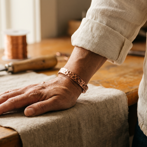 Furrow Kupferarmband
