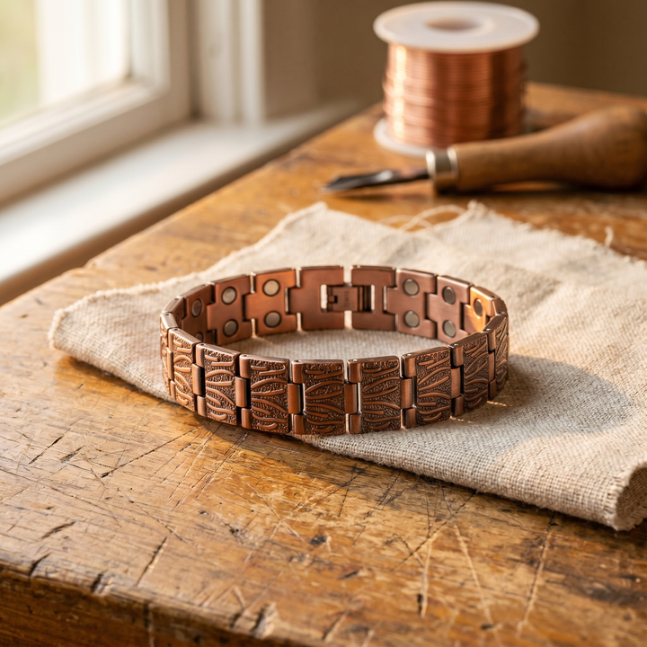 Grit Kupferarmband für Herren