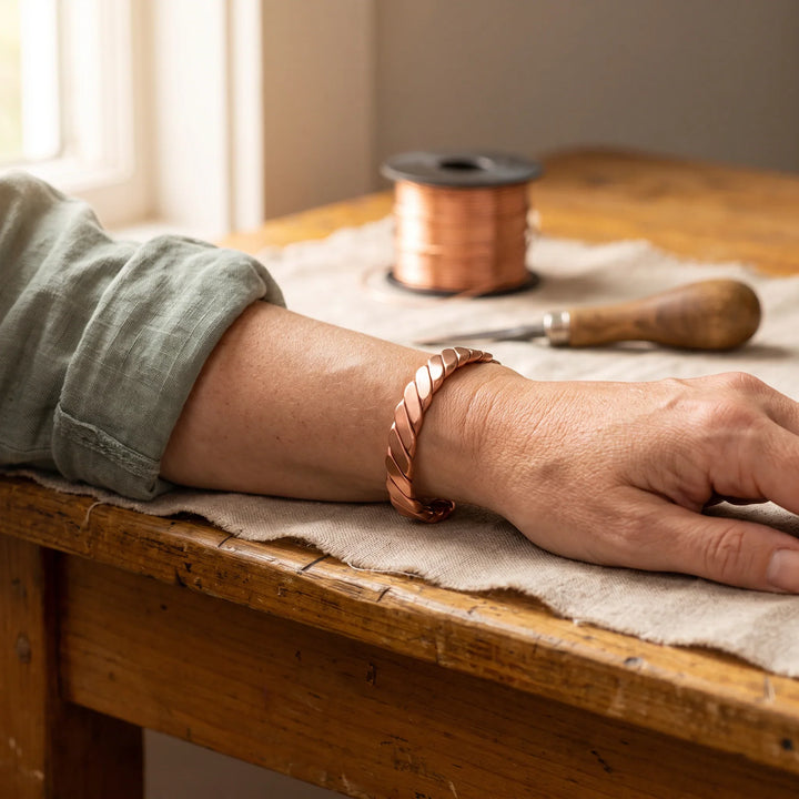 Moss Kupferarmband