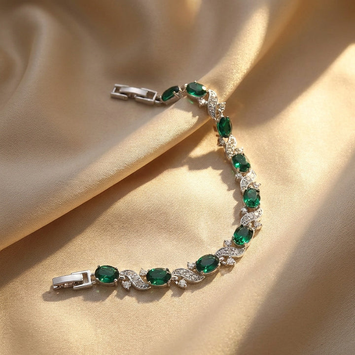Mayfair Smaragd-Armband