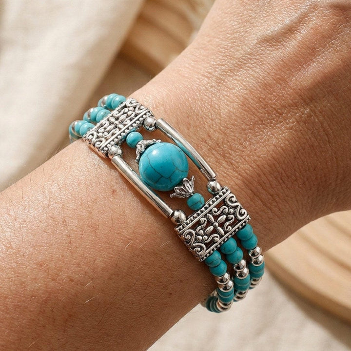 Türkis-Stein-Armband